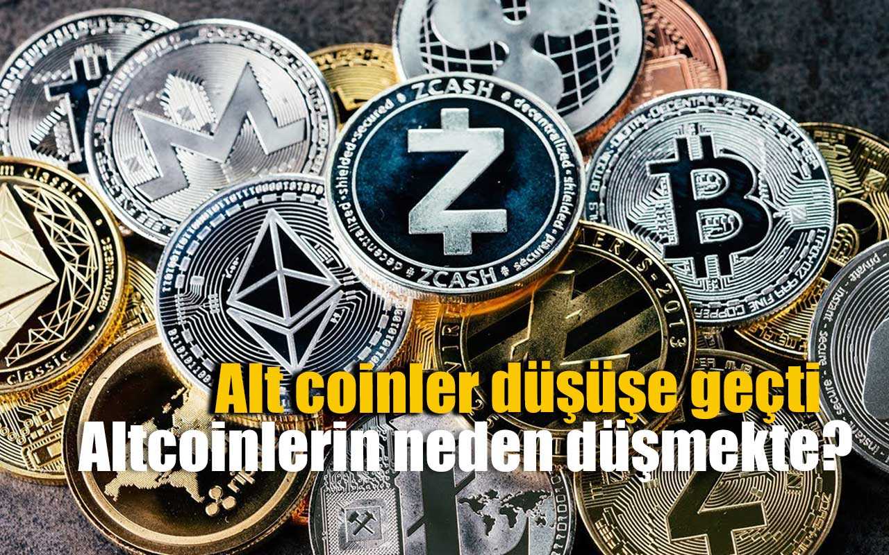 Hangi altcoinler düşüşte? 7 altcoin düşüşte!