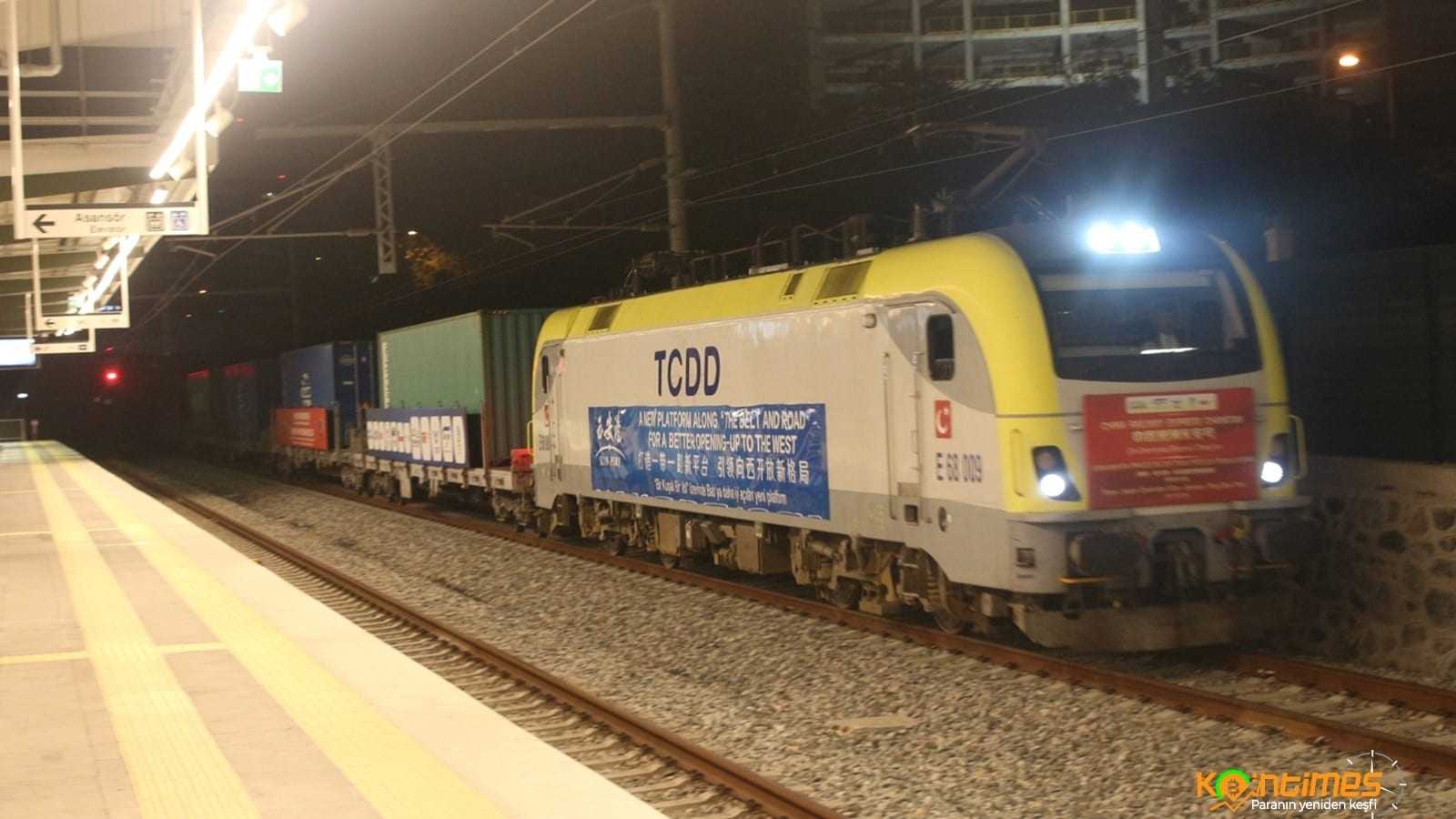 Çin'den Yola Çıkan Tren İlk Defa Marmaray Üzerinden  Avrupa'ya Ulaştı