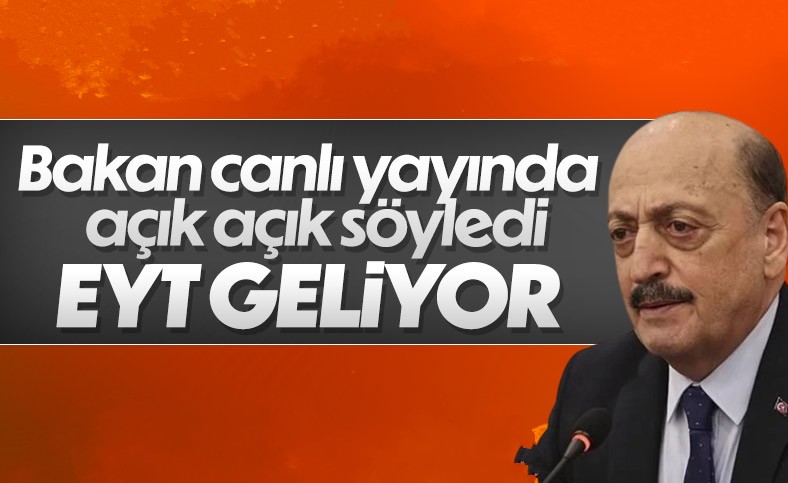 Bakan Vedat Bilgin'den Son dakika EYT müjdesi