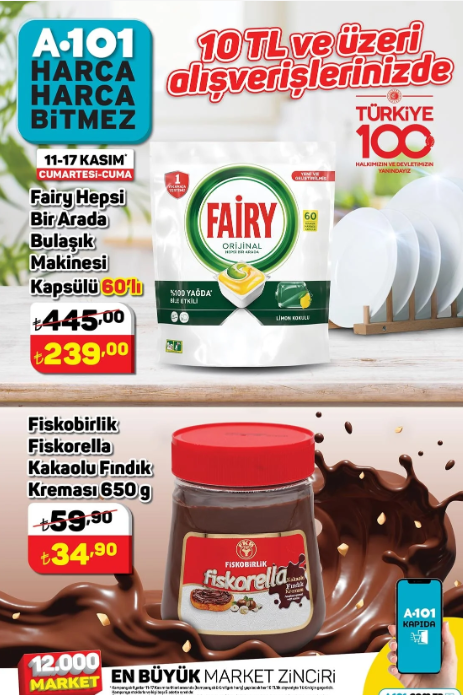 11-17 Kasım A101 İndirimleri: Haftanın Yıldızları Kataloğu
