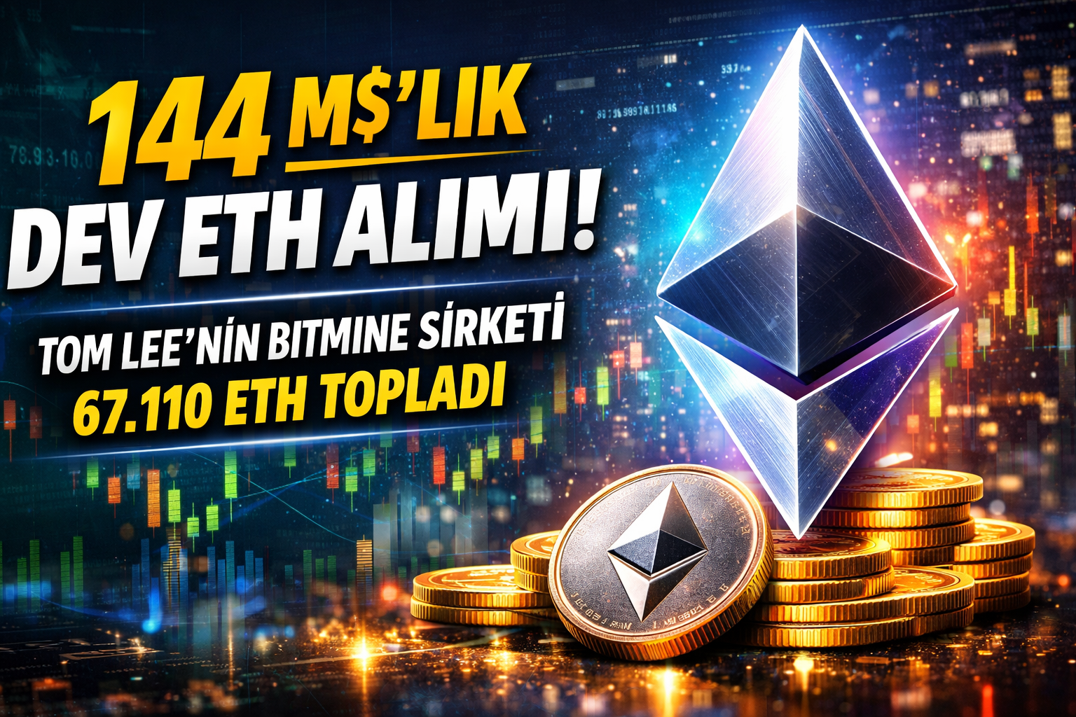 Dev Alım Geldi: BitMine 67.110 ETH Topladı