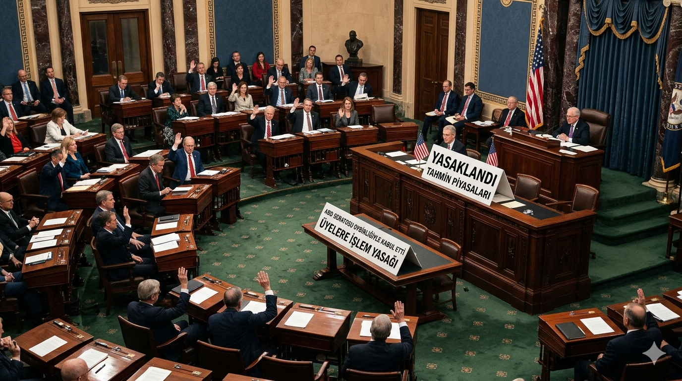 Senato'da "Bahis" Devri Kapandı: Siyasi Tahmin Piyasalarına Oybirliğiyle Yasak!