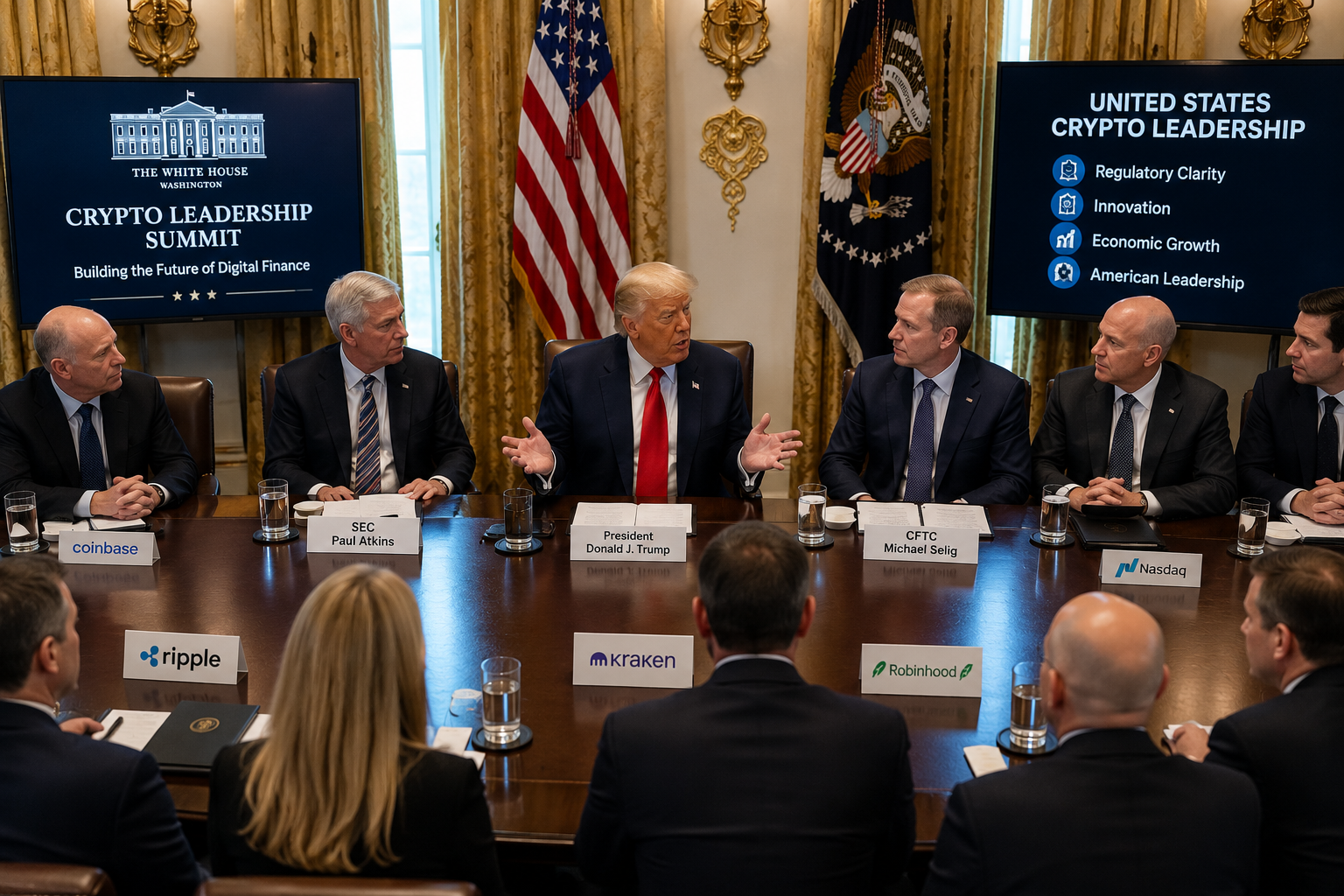 Trump Kripto Patronlarını Beyaz Saray'da Topladı: Zirvede Kritik Mesajlar