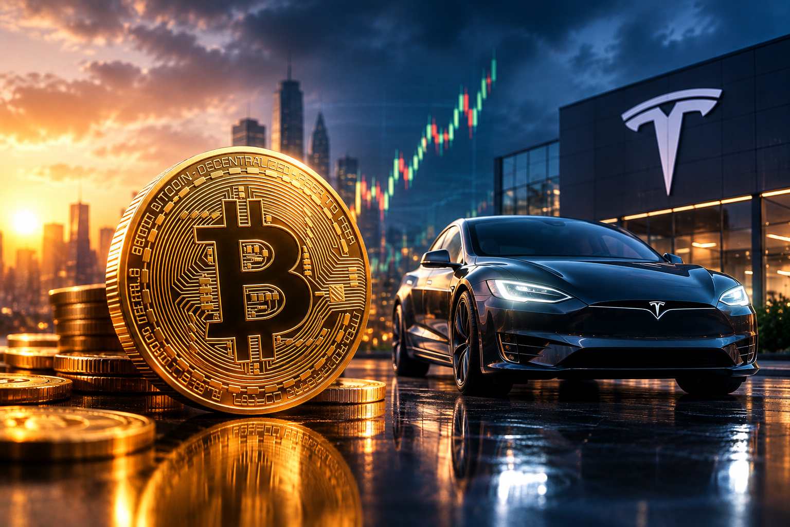 Bitcoin, Tesla'yı Geride Bıraktı: Aradaki Fark 200 Milyar Dolara Yaklaştı