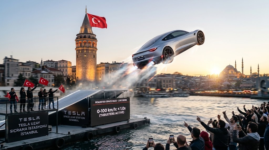 Tesla Roadster Uçan Araba Gerçek mi? Elon Musk'ın Dev Projesi Hakkında Tüm Merak Edilenler