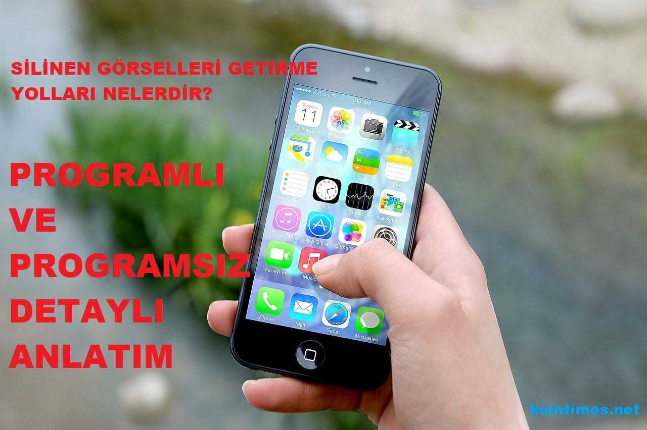 Telefondan Silinen Fotoğraf ve Videoları Geri Getirme