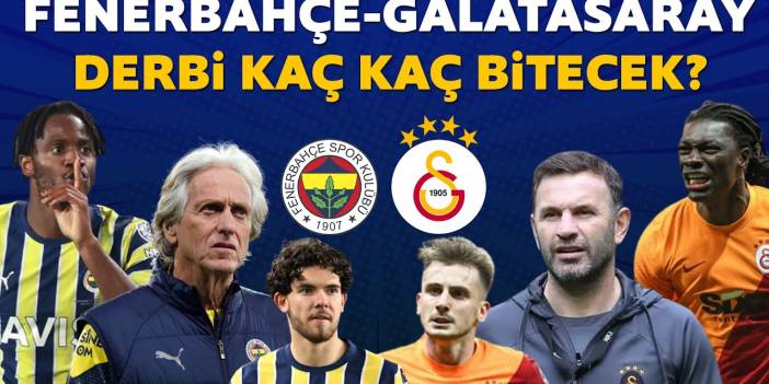 Fenerbahçe Galatasaray maçı canlı izle (FB GS derbi şifresiz canlı yayın)